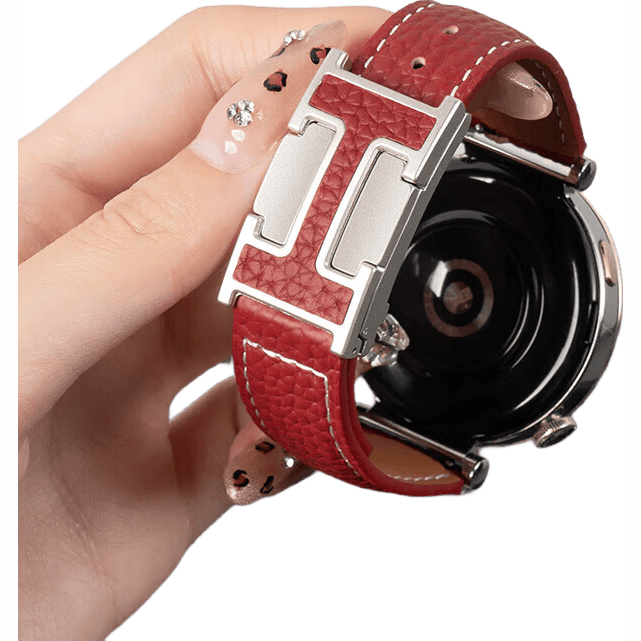 系列真皮表带酒红色闪耀登场！提升你的时尚品位：华为GT